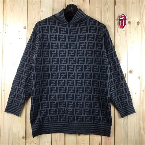 vintage fendi monogram sweater|Vintage Fendi Sweaters .